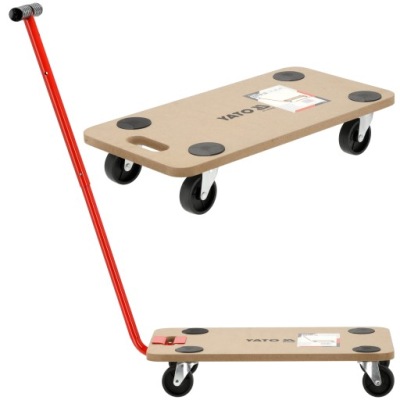 PLATFORMA TRANSPORTOWA Z DYSZLEM WÓZEK TRANSPORTOWY 200KG YATO