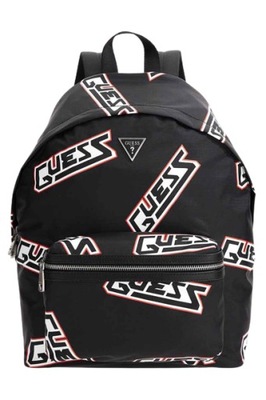 GUESS BACKPACK - PLECAK CZARNY MĘSKI