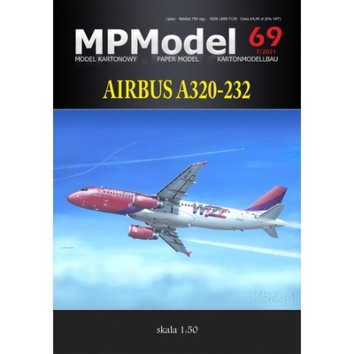 MPModel 69 - Samolot Airbus A320-232 Wizz Air 1:50