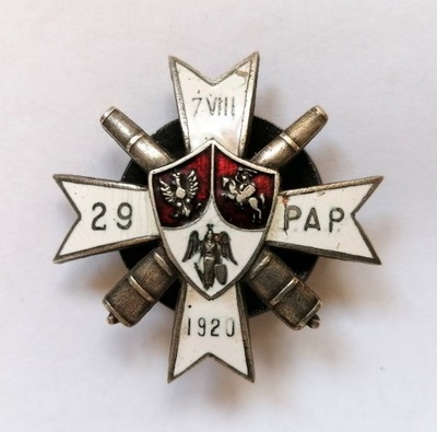 Odznaka 29 Pułk Artylerii Polowej