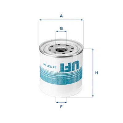 FILTRO COMBUSTIBLES UFI 24.331.00  