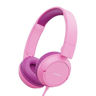 słuchawki 3,5mm mini jack dla dzieci dziecięce (JR-HC1 pink)