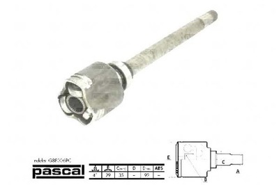 Pascal шарнір привідний внутрішній citroen jumper фото №1