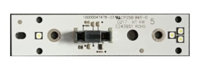 Модуль пластина фара led drl audi q7 2017-2019 фото №1