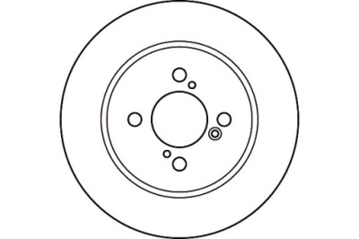 Trw гальмівні диски гальмівні 2szt. suzuki задня sx4 s-cross/ фото №1