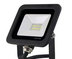 Naświetlacz LED Lumixa czarny zintegrowane źródło LED 10 W