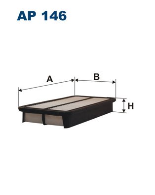 Фільтр повітря toyota carina 1.6 16v 92- фото №1