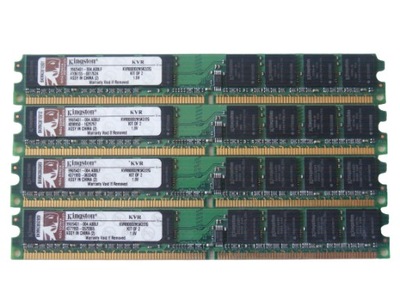 Pamięć DDR2 PC2 4GB 800MHz PC6400 4x 1GB Dual Kingston Gwarancja