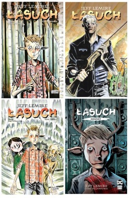 ŁASUCH Tom 1-4 zestaw postapokalipsa NOWE folia