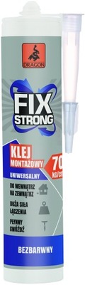 MAS24 KLEJ MONTAŻOWY UNIWERSALNY DRAGON FIX STRONG 280ml BEZBARWNY