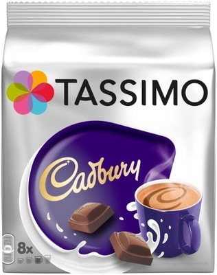 Kapsułki do ekspresu gorąca czekolada kakao TASSIMO CADBURY HOT CHOCOLATE