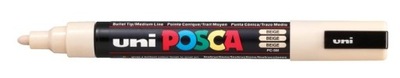 Marker z farbą UNI POSCA PC-5M beżowy