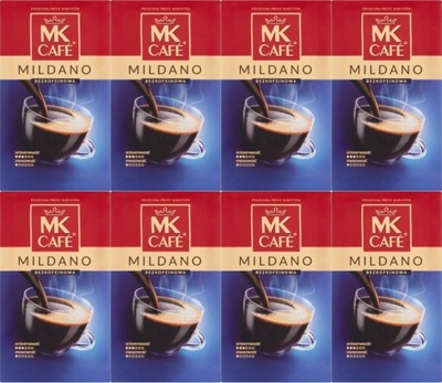 Kawa bezkofeinowa mielona MK Cafe Mildano 250 g x8