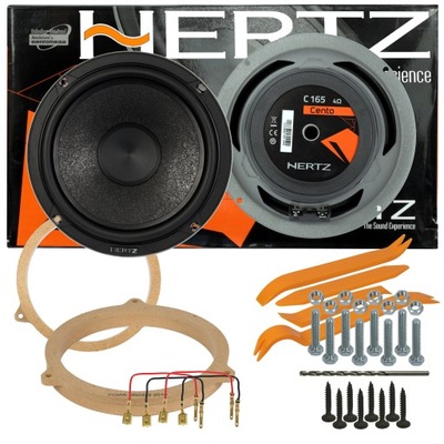 HERTZ C 165 ALTAVOCES MAZDA 2 PARTE DELANTERA DISTANCIAS  