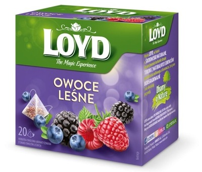 Herbata owocowa Loyd Owoce leśne 20x2g