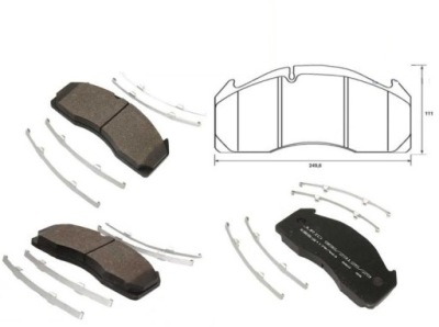Тормозные колодки тормозные 29125 volvo fh textar фото №1