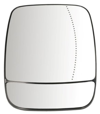 Вкладиш скло дзеркало renault trafic iii 14- правий фото №1