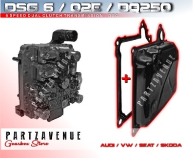 Корпус крышка мехатроника 02e dq250 + прокладка фото №1