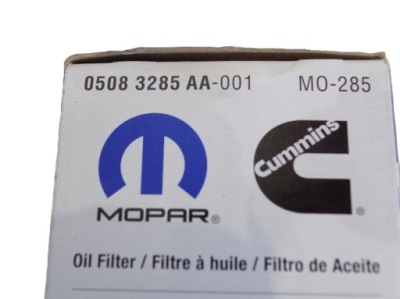 Фільтр оливи mopar mo-285/5083285aa dodge ford ram фото №1