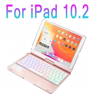 Hiszpański 10.2 Rose Goldshry Magic Touchpad Myszka klawiatura dla iPada 10