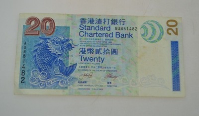 Hong-Kong - banknot - 20 Dolar - 2003 rok