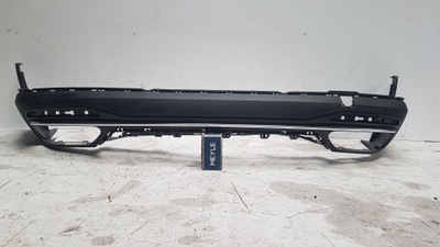 Накладка бампера задня audi a4 b9 allroad хром фото №1