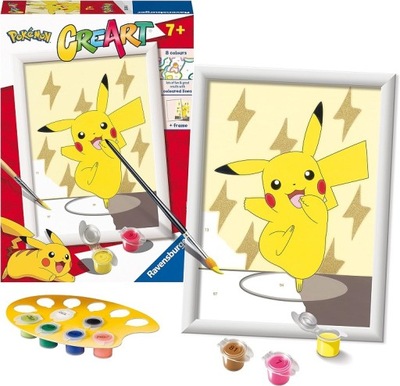 Ravensburger CreArt Malowanka Malowanie po numerach Pikachu 20241