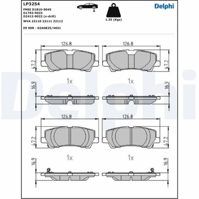 TRINKELĖS STABDŽIŲ FORD USA MUSTANG 2.3 17- 