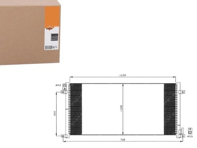 KONDENSATORIUS KONDICIONAVIMO IVECO DAILY II NRF 