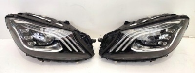 Mercedes s klasa w222 lift multibeam ночь vision полный фото №1