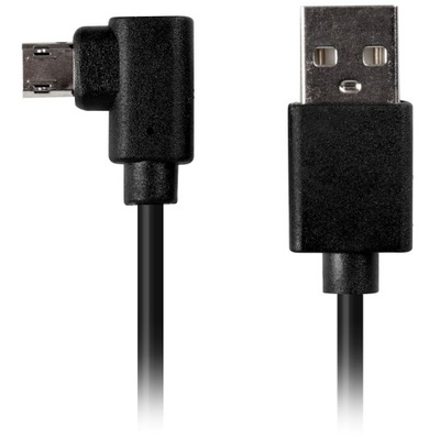 Kabel 1.8m Lanberg KĄTOWY USB micro-USB DWUSTRONNY