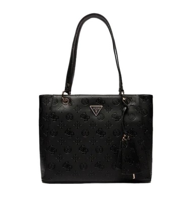 Guess torebka shopperka damska JENA BLACK LOGO HWPG92 20250 Czarny