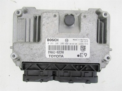 COMPUTADOR DEL MOTOR TOYOTA AURIS 1.4 VVTI 89661-02E90  