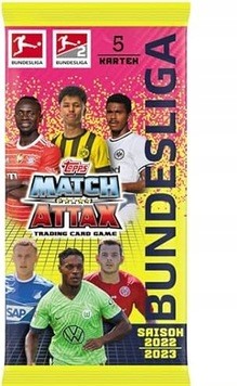 Karty Kolekcjonerskie Bundesliga 2022/23 Saszetki TOPPS Match ATTAX
