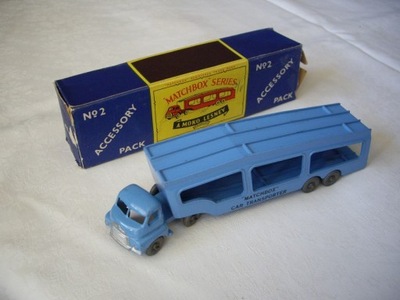 Matchbox Lesney BEDFORD CAR TRANSPORTER UNIKAT +