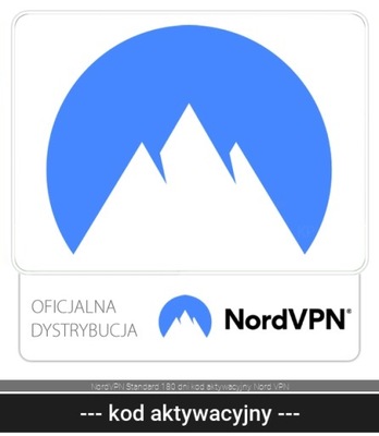 NordVPN Standard 180 dni kod aktywacyjny Nord VPN