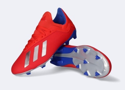 Buty piłkarskie adidas X 18.3 FG JR czerwone BB9371 r.31