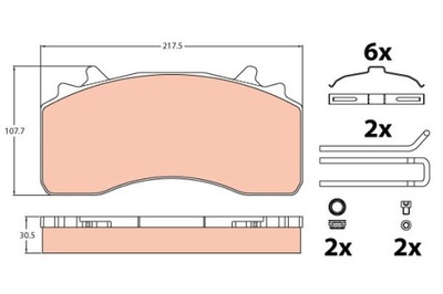 PADS BRAKE TRW GDB5114  