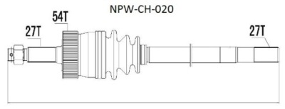Привідний вал привідна jeep grand cherokee -99 ліва фото №1