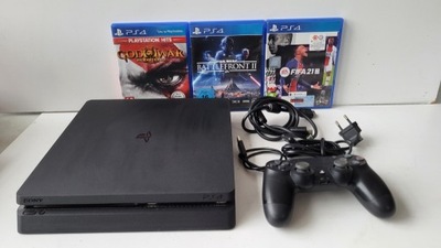 KONSOLA SONY PLAYSTATION 4 PS4 SLIM 1TB 3 GRY PAD GWR