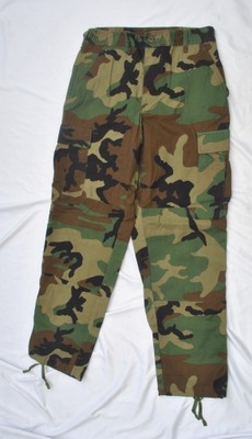 spodnie wojskowe woodland BDU NYCO SMALL SHORT S-S SS US ARMY