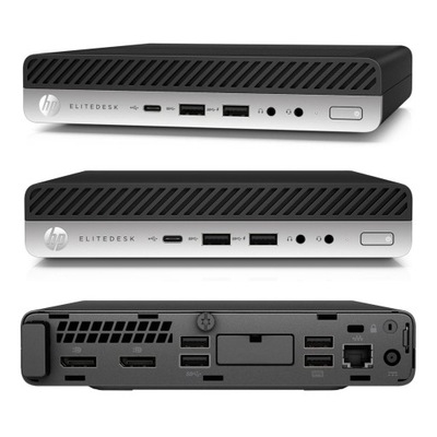 Komputer HP EliteDesk 800 G4 Micro Mini i5 8GEN 16GB DDR4 512GB SSD Win 10