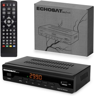 Echosat 2990 Combo TUNER ODBIORNIK DVB-T2 HD-LINE