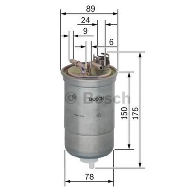 ФІЛЬТР ПАЛИВА BOSCH 0 450 906 267