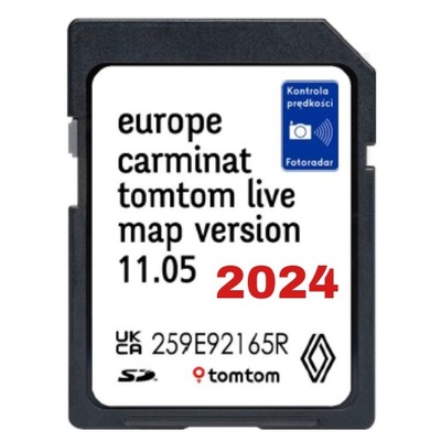 Mapa do nawigacji Europa Renault LIVE karta SD