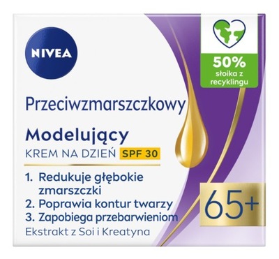 Nivea Krem na dzień spf30 65+ Przeciwzmarszczkowy