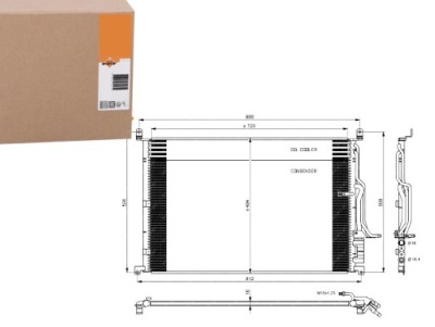 Nrf 35923 конденсатор, кондиционер фото №1