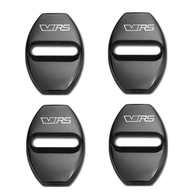 4 PIECES CAPS LOCK DOOR CAR STIKCER CASE FOR SKODA OCTAVIA~9904  