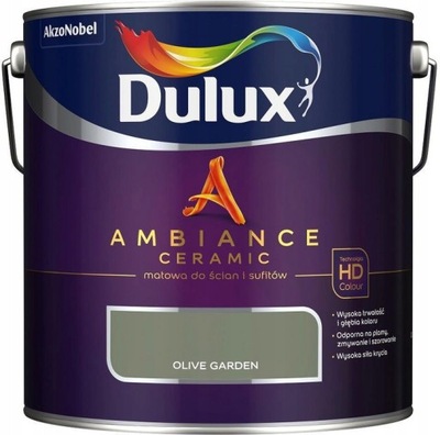 DULUX AMBIANCE CERAMIC FARBA CERAMICZNA OLIVE GARDEN 2,5L