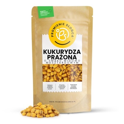 Kukurydza Prażona o Smaku Musztardowo Miodowym 500 g